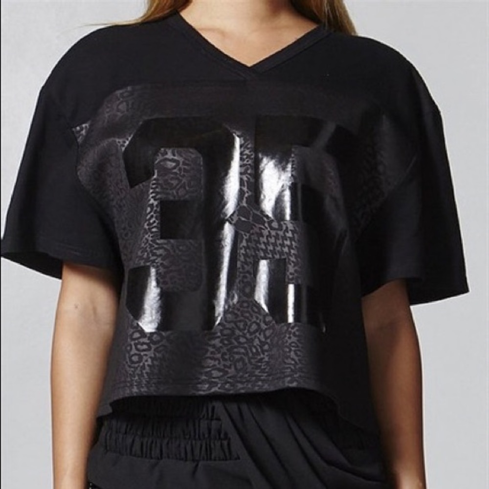 Number 35 crop top